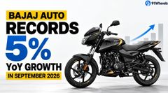 Bajaj Auto Records 5% YoY Growth in September 2026